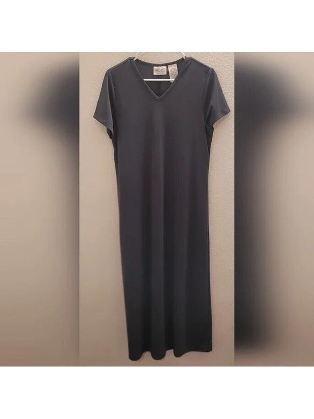 Kathie Lee Collection Charcoal Dress Sz Medium - Picture 1 of 3